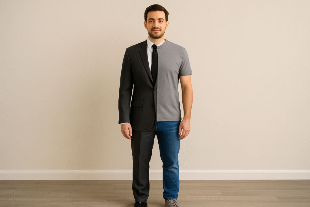 Dress Half and Half