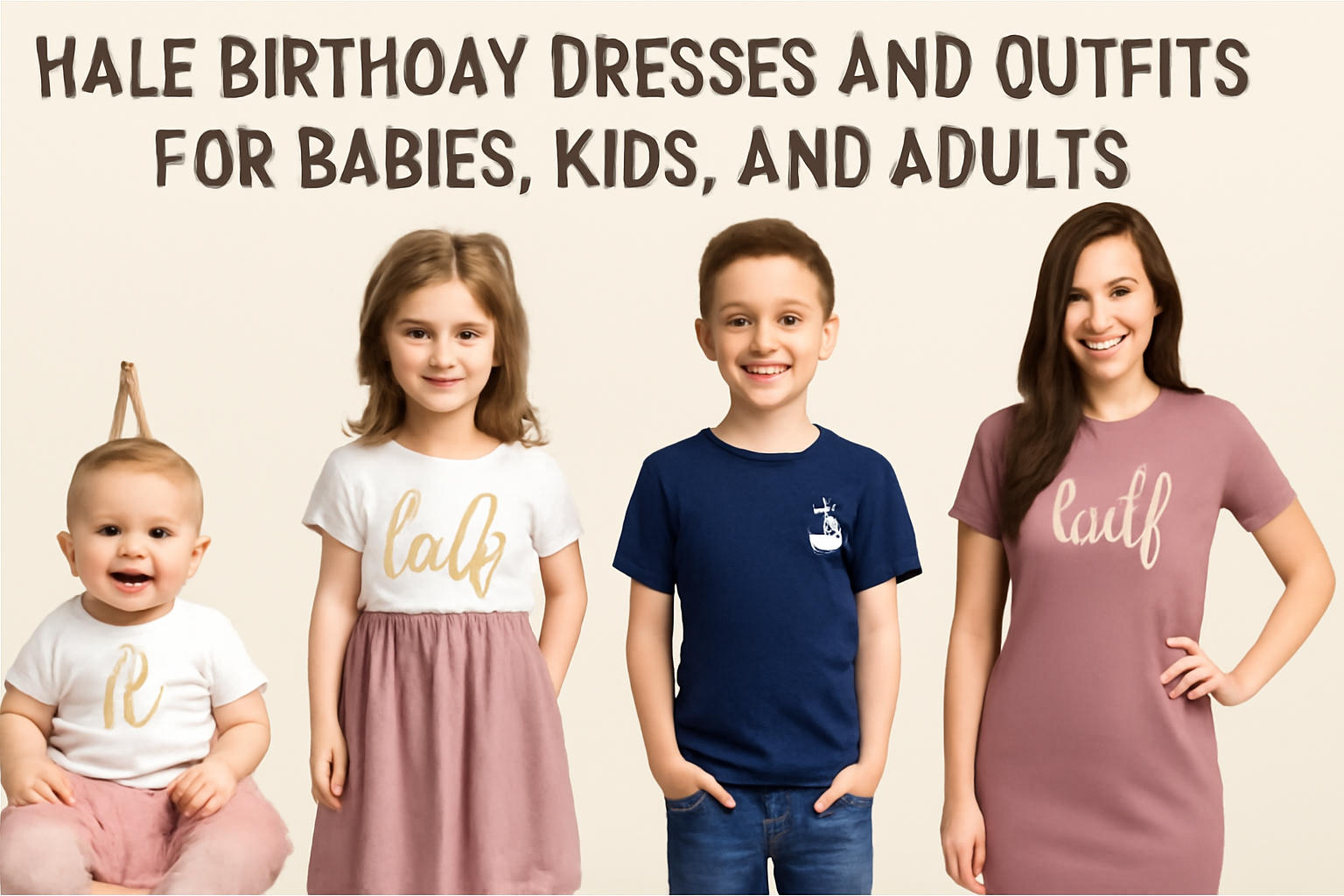 Half Birthday Dresses and Outfits for Babies, Kids, and Adults